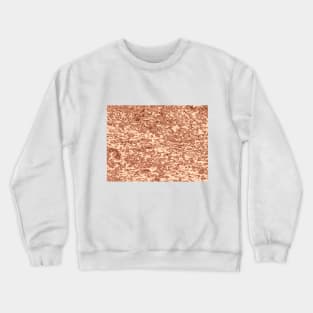 Molten copper coloured abstract background Crewneck Sweatshirt